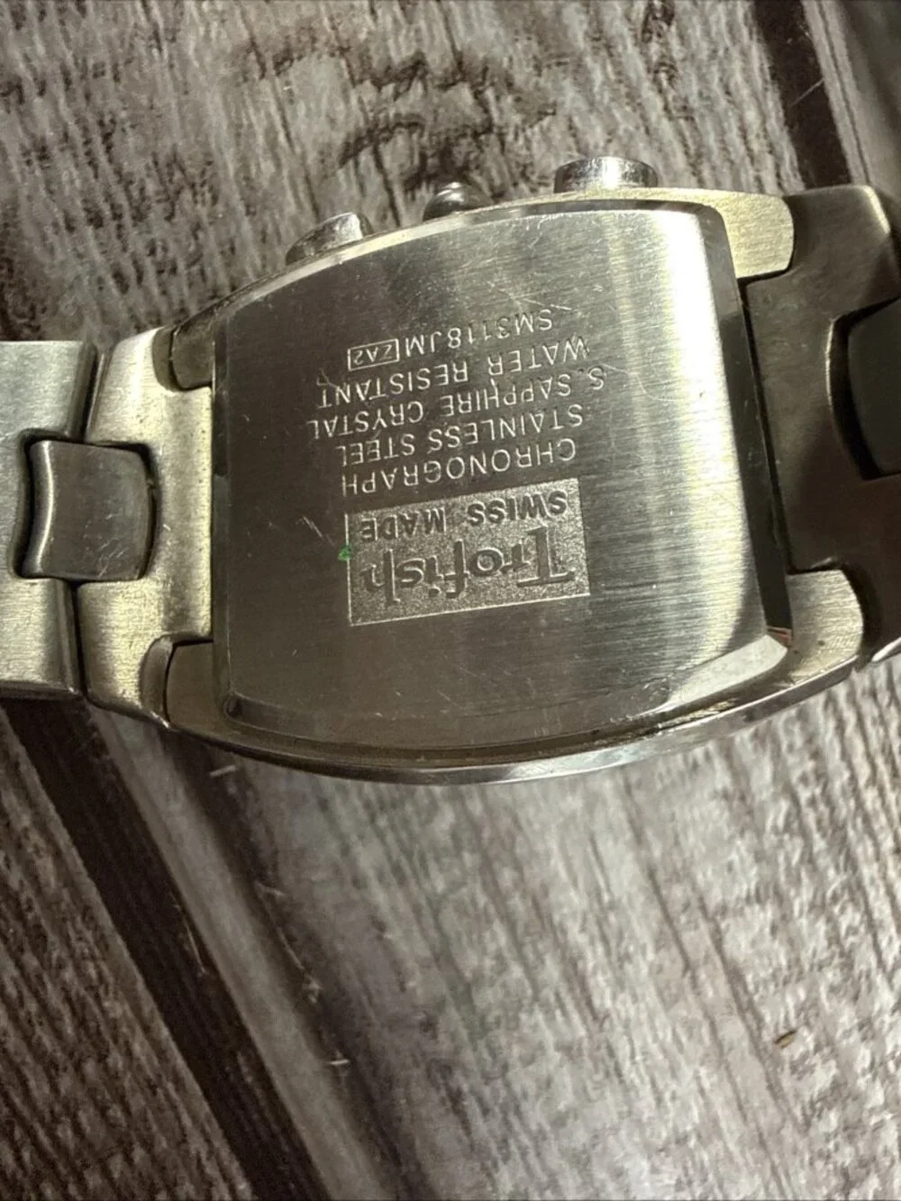 Trofish Swiss Quartz chronograph stainless steel watch